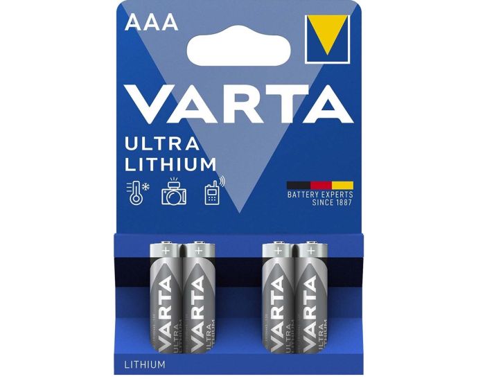 Staafbatterij-AAA-Ultra-Lithium-4st.